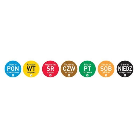 Etykiety Food Safety, jednorazowe Wtorek Etykiety Food Safety, jednorazowe Wtorek