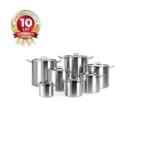 Garnek Profi Line wysoki z pokrywką, dno "Sandwich" 10 l; śr. 240 x 220 h Garnek Profi Line wysoki z pokrywką, dno "Sandwich" 10 l; śr. 240 x 220 h