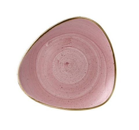 Trójkątny talerz płytki Stonecast Petal Pink 229 mm Trójkątny talerz płytki Stonecast Petal Pink 229 mm