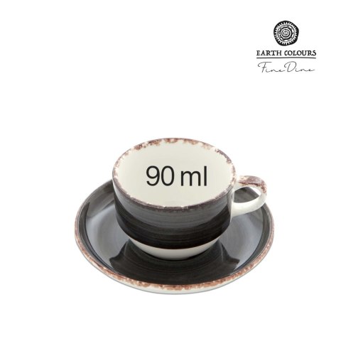 Filiżanka ze spodkiem Onyx 90ml
