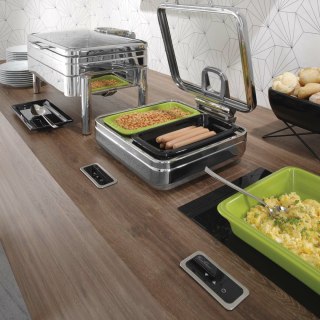 Pojemnik porcelanowy zielony GN1/3