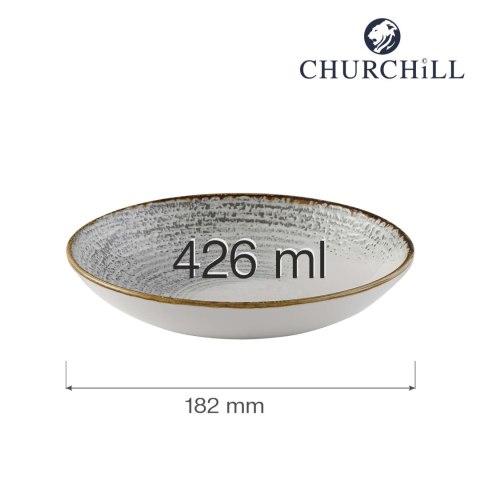 Miska coupe Homespun Accents Jasper Grey 426mm