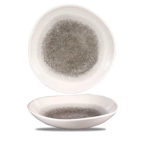Miska o organicznym kształcie Raku Quartz Black 1100 ml Miska o organicznym kształcie Raku Quartz Black 1100 ml