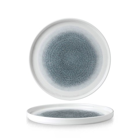 Talerz płytki z rantem Raku Topaz Blue 260 mm Talerz płytki z rantem Raku Topaz Blue 260 mm