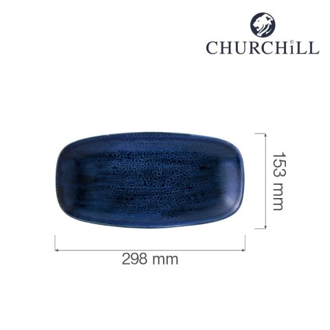 Talerz prostokątny Stonecast Plume Ultramarine 298x153 Talerz prostokątny Stonecast Plume Ultramarine 298x153