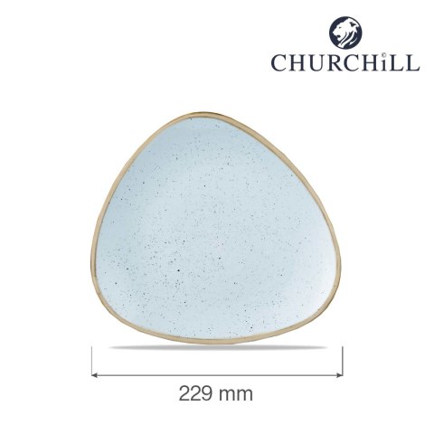 Talerz trójkątny Duck Egg Blue 229mm Talerz trójkątny Duck Egg Blue 229mm