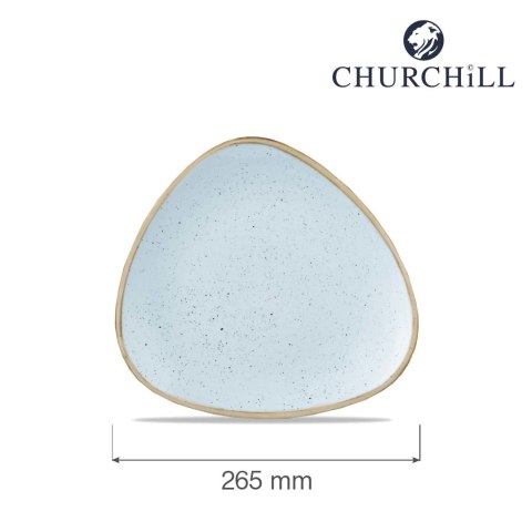 Talerz trójkątny Duck Egg Blue 265mm Talerz trójkątny Duck Egg Blue 265mm