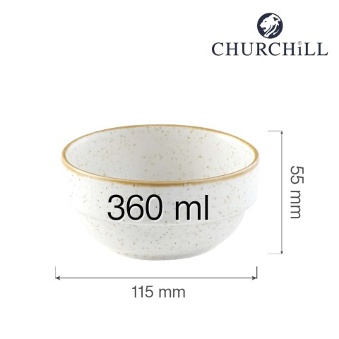 Miska sztaplowana Stonecast Barley White 360 Miska sztaplowana Stonecast Barley White 360