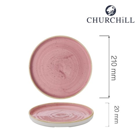 Talerz z wysokim rantem Petal Pink 210 mm