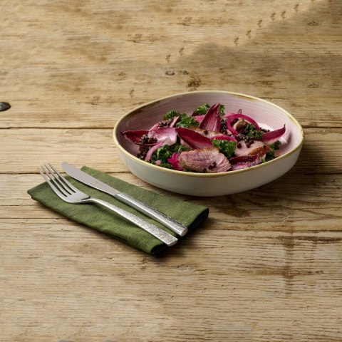 Talerz z wysokim rantem Petal Pink 210 mm