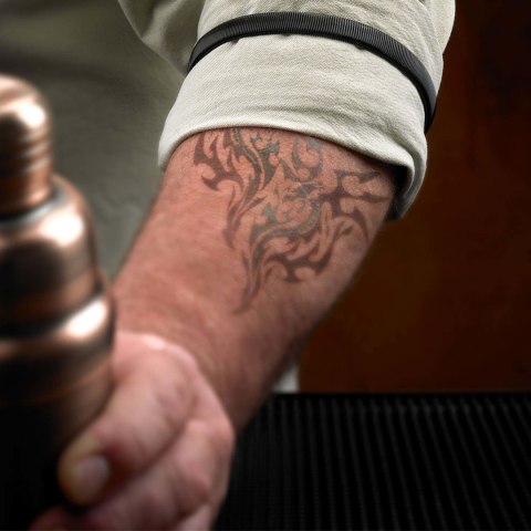 Barmańskie opaski na rękaw koszuli, zestaw 2szt, czarne Barmańskie opaski na rękaw koszuli, zestaw 2szt, czarne