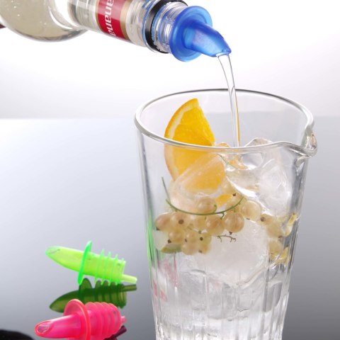 Nalewak, 2 szt. niebieskie, 2 szt. czerwone, 2 szt. zielone - zestaw 6 szt. zestaw 6 szt.