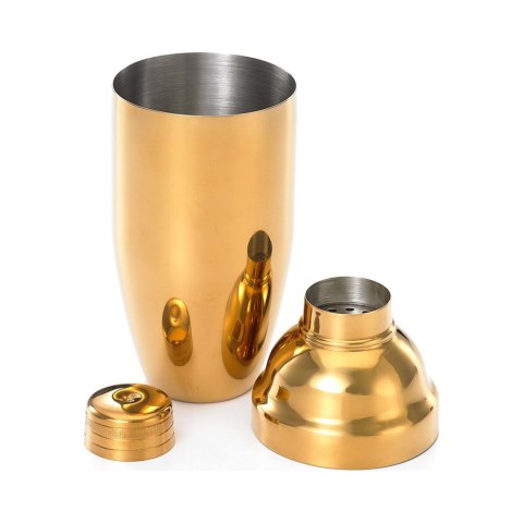 Shaker barmański 3-częściowy w stylu japońskim złoty 700 ml Shaker barmański 3-częściowy w stylu japońskim złoty 700 ml