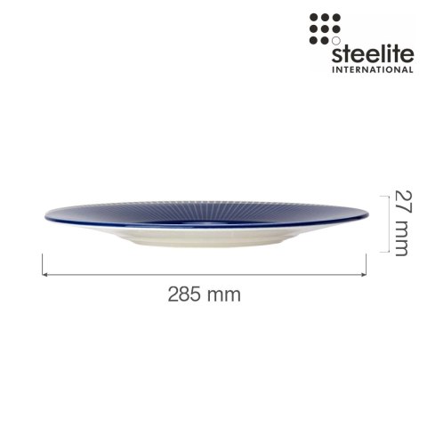 Talerz Gourmet ze średnim rantem Willow Azure 285 mm
