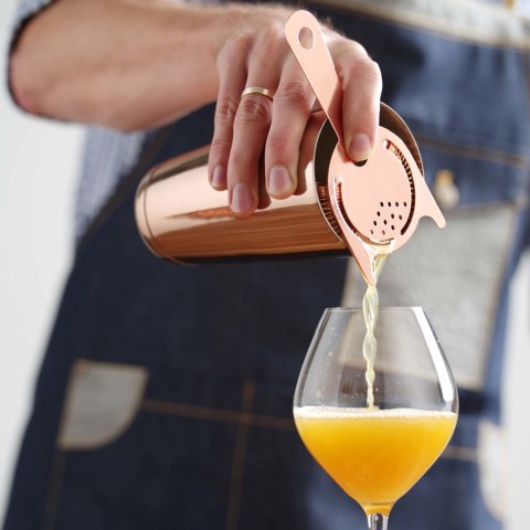 Shaker 3-częściowy w stylu japońskim, Cobbler, Bar up, miedziany, 795 ml, ø85x(H)240mm Shaker 3-częściowy w stylu japońskim, Cobbler, Bar up, miedziany, 795 ml, ø85x(H)240mm