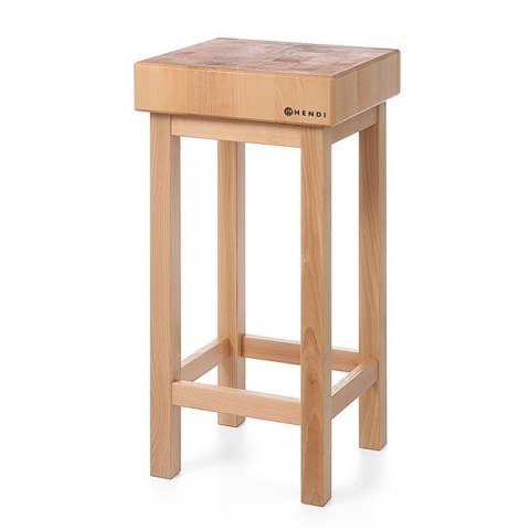 Kloc masarski drewniany na podstawie drewnianej 400x110 Kloc masarski drewniany na podstawie drewnianej 400x110