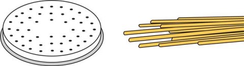 Końcówka do urządzenia do makaronu MPF2,5/4 - SPAGHETTI Końcówka do urządzenia do makaronu MPF2,5/4 - SPAGHETTI