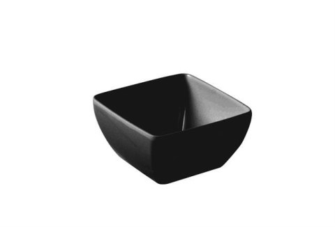 Kwadratowa miska z melaminy czarna 125x125 mm Kwadratowa miska z melaminy czarna 125x125 mm