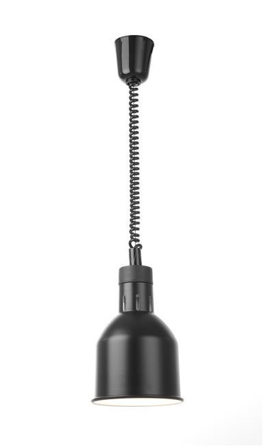 Lampa do podgrzewania potraw- wisząca, cylindryczna średnica 175x(H)250, czarna Lampa do podgrzewania potraw- wisząca, cylindryczna średnica 175x(H)250, czarna