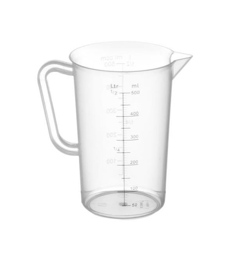 Miarka polipropylenowa podziałką 0,5 l Miarka polipropylenowa podziałką 0,5 l