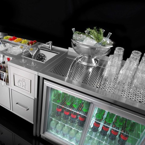 Ścianka barowa Oxygen, panel 1000x200/600x(H)1100 mm, Barmatic Ścianka barowa Oxygen, panel 1000x200/600x(H)1100 mm, Barmatic