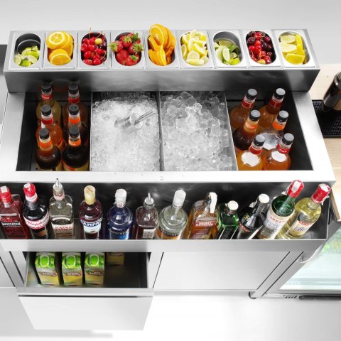 Ścianka barowa Oxygen, panel 1000x200/600x(H)1100 mm, Barmatic Ścianka barowa Oxygen, panel 1000x200/600x(H)1100 mm, Barmatic