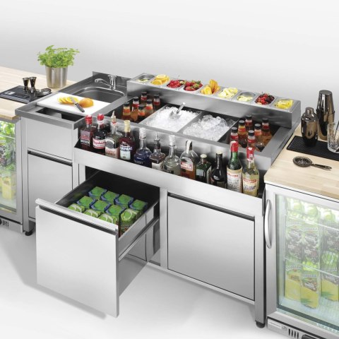 Ścianka barowa Oxygen, panel 1000x200/600x(H)1100 mm, Barmatic Ścianka barowa Oxygen, panel 1000x200/600x(H)1100 mm, Barmatic