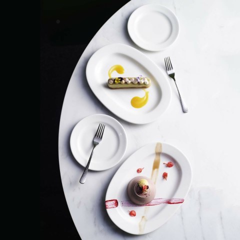 Talerz z szerokim rantem Alc Ambience White 280 mm Talerz z szerokim rantem Alc Ambience White 280 mm