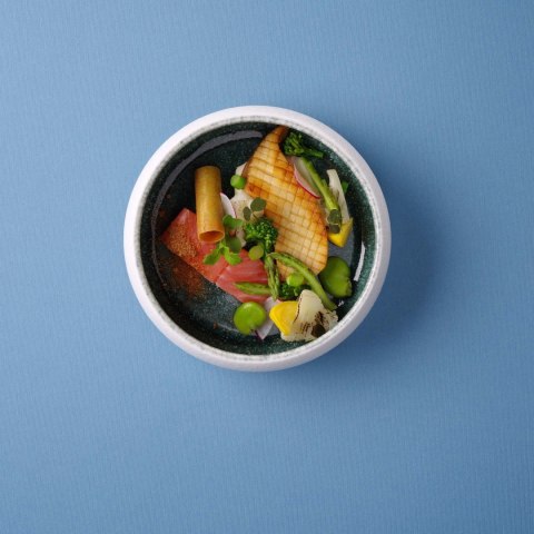 Miska Goro Brown Blue 140mm Fine Dine
