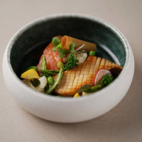 Miska Goro Brown Blue 140mm Fine Dine