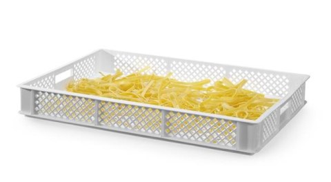 Pojemnik do suszenia świeżego makaronu, HENDI, biały, 600x400x(H)70mm