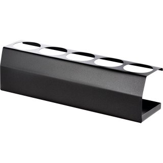 Ekspozytor na dyspensery do sosów, czarny, 5 x Ø 75 mm Stalgast