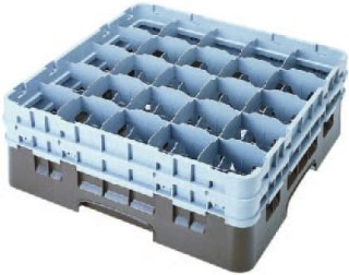 Kosz na szkło - szklanki max.fi8.7 cm, wys. 21.6cm
