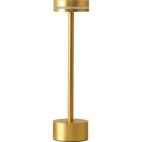 Lampka stołowa LED, złota, bezprzewodowa, H 320 mm Stalgast Lampka stołowa LED, złota, bezprzewodowa, H 320 mm Stalgast