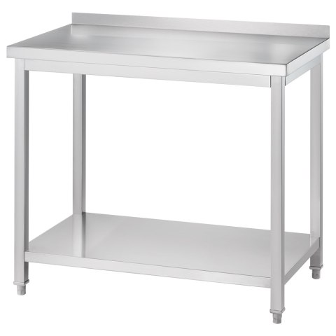 Stół przyścienny z półką 1200x600x850 mm skręcany Gredil Stół przyścienny z półką 1200x600x850 mm skręcany Gredil