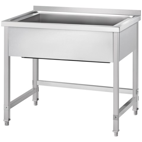 Stół z basenem 1-komorowym 800x600x850 mm h=400 mm skręcany Gredil Stół z basenem 1-komorowym 800x600x850 mm h=400 mm skręcany Gredil