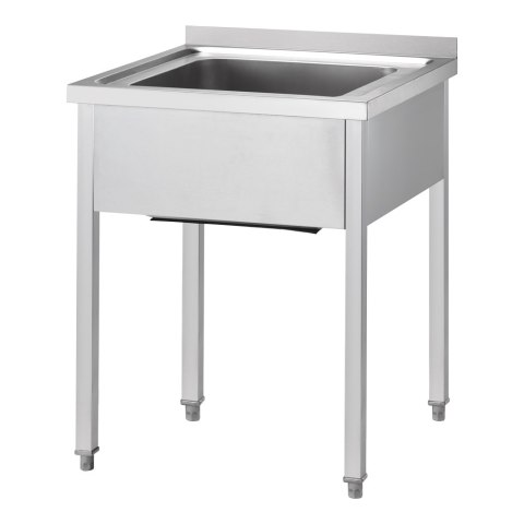 Stół ze zlewem 1-kom.,bez półki 600x600x850 mm skręcany Gredil Stół ze zlewem 1-kom.,bez półki 600x600x850 mm skręcany Gredil