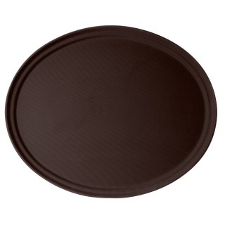 Taca antypoślizgowa Camtread owalna 68,5 cm brąz