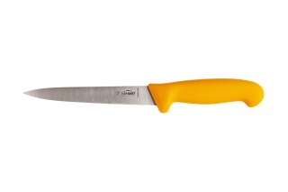Nóż do filetowania giętki dł. 16 cm żółty