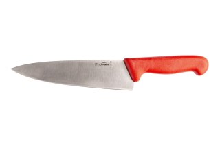 Nóż szefa kuchni dł. 20 cm czerwony