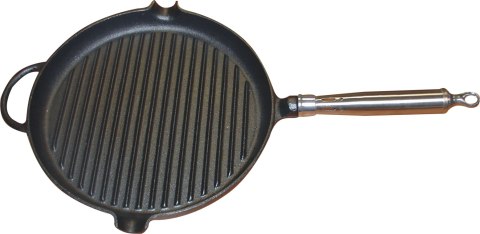 Patelnia grillowa okrągła śr. 28 cm