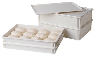 Pojemnik do ciasta na pizzę bez pokrywki z PE