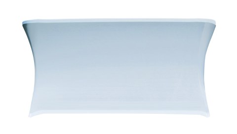 Pokrowiec na stół prostokątny dł. 182,9 cm biały Pokrowiec na stół prostokątny dł. 182,9 cm biały