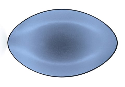 EQUINOXE Talerz owalny 35x22,3 cm, niebieski