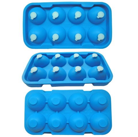 Forma do lodu - kule 8 szt. Forma do lodu - kule 8 szt.