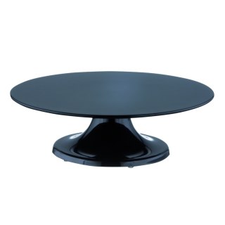 Patera z melaminy śr. 32 cm czarna