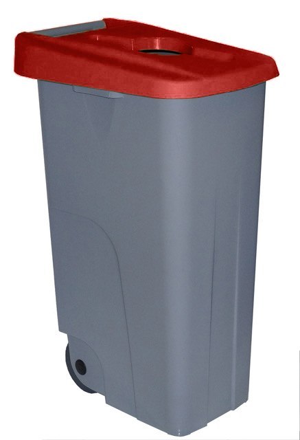 Pokrywa czerwona z otworem do kosza DE-23250