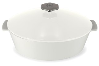 REVOLUTION 2 Garnek z białą pokrywką, 3,6 l