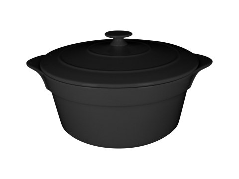 Pokrywa do kociałka 467 ml czarna Pokrywa do kociałka 467 ml czarna