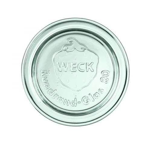Pokrywa szklana Weck 80 mm, 6 szt. Pokrywa szklana Weck 80 mm, 6 szt.